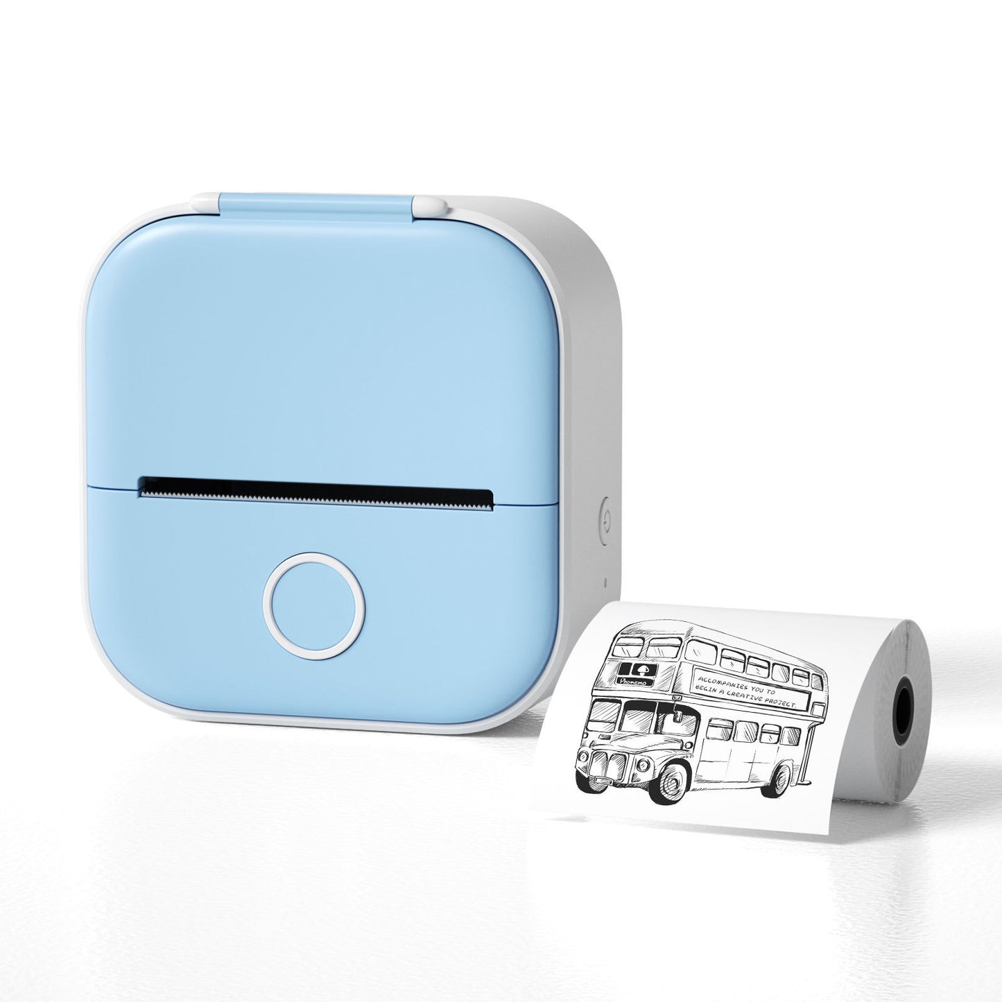 Portable Mini Thermal Printer – Bluetooth Label & Photo Printer for Students & Home Use