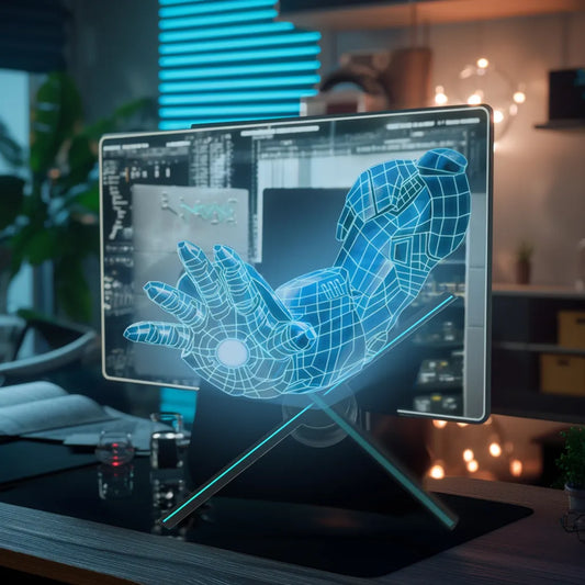 3D Hologram Fan Projector — Naked-Eye 3D Display for Events, Parties & Home Décor | Smart Bluetooth Visual Projector