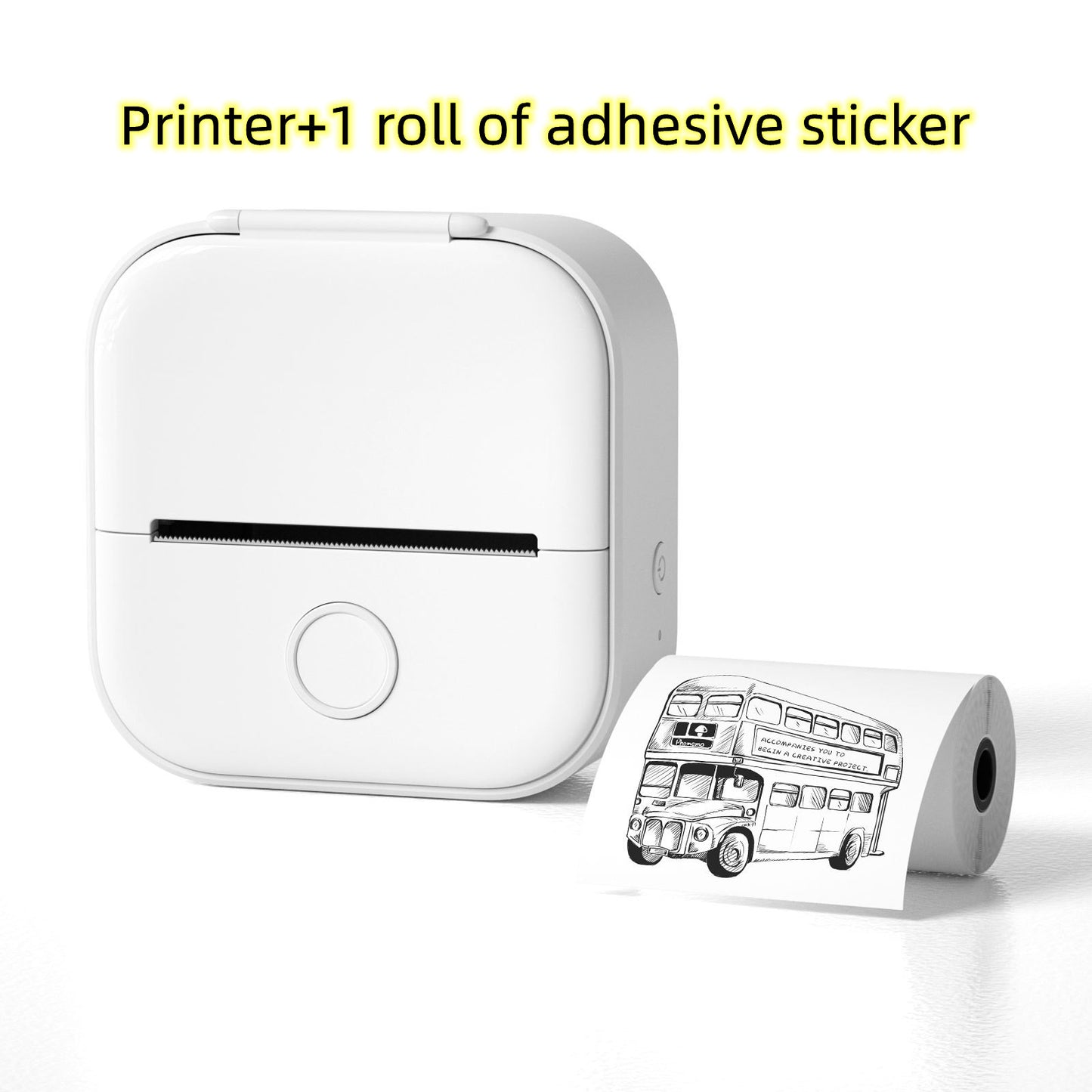 Portable Mini Thermal Printer – Bluetooth Label & Photo Printer for Students & Home Use