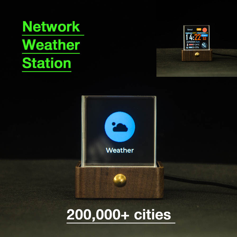 Creative Crystal LED Display Clock – Modern Animated Glass Ornament for Home & Office Decor