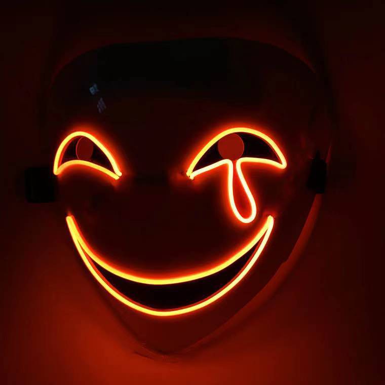 LED Luminous Mask – Glow-in-the-Dark Halloween & Party Mask | Light-Up Festival Face Gear