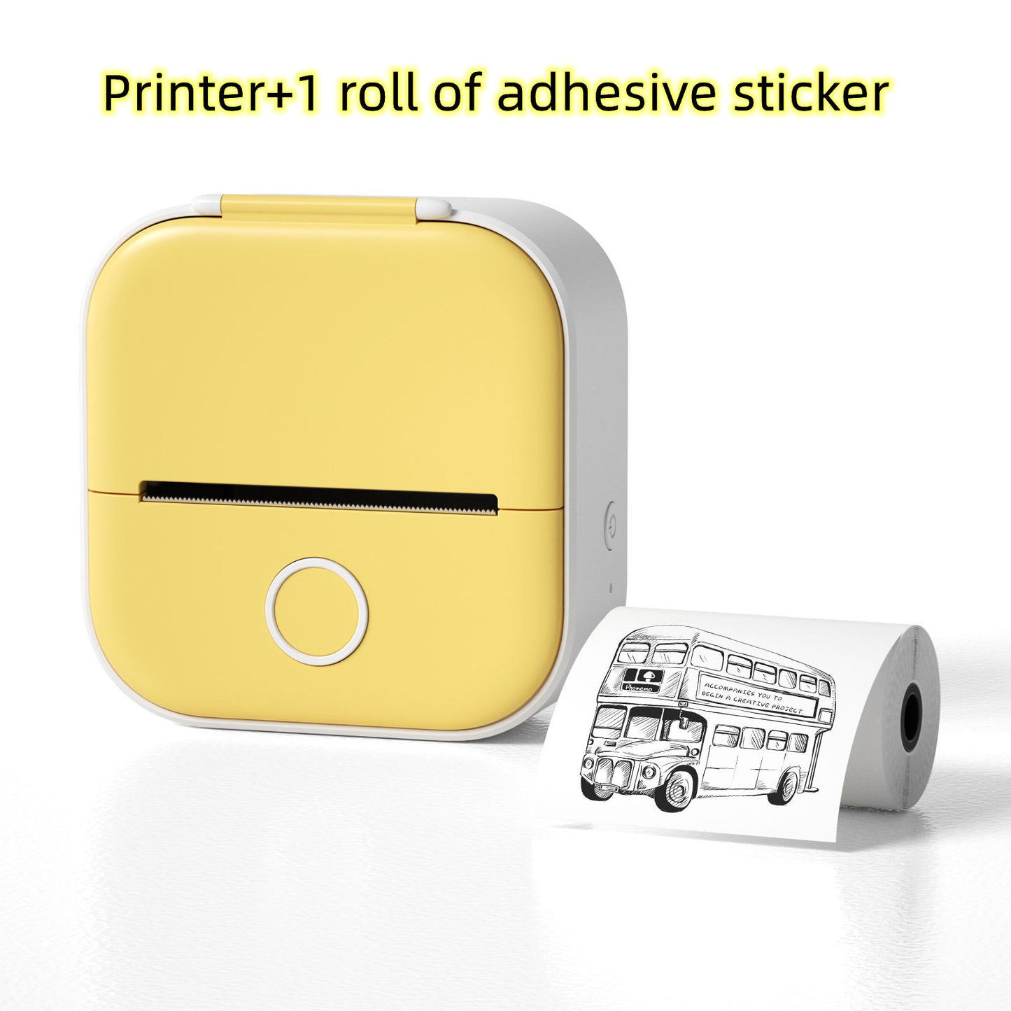 Portable Mini Thermal Printer – Bluetooth Label & Photo Printer for Students & Home Use