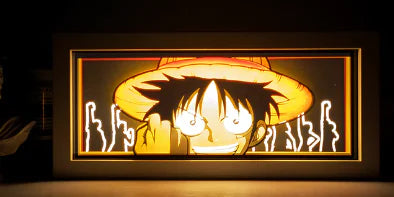 Anime LED Paper Cut Box Frame Light — 3D Shadow Art Lamp with Remote Control (One Set)